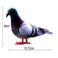 thumbnail image 2 of Lifelike Simulation Foam Pigeon Model for Garden Decoration and Education, 2 of 8