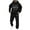 Z01 Black, variant on Sweatsuits for Men Set 2 Piece Casual Letter Print Relaxed Fit Hoodie Sweatshirt and Joggers Sweatpants Sets Fall Winter Long Sleeve Sport Suit with Pocket
