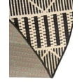 thumbnail image 5 of Unique Loom Outdoor Trellis Collection Area Rug - Dalyan (7' 10" Round Black/Natural), 5 of 9