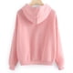 thumbnail image 4 of Sudaderas con capucha para mujer Sudaderas con capucha de manga larga Suéter suelto Eccomum Rosa/L, 4 of 7