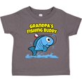 thumbnail image 3 of Inktastic Grandpa's Fishing Buddy (blue) Boys or Girls Toddler T-Shirt, 3 of 5