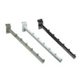 thumbnail image 1 of 6 Ball Slatwall Waterfall, 18" L Square Tube Faceout Hook for Retail Slat Panels, White, 2 Pack, 1 of 2