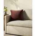 thumbnail image 2 of Chris Loves Julia x Loloi Liza Wine 18'' x 18'' Decorative Pillow, 2 of 4
