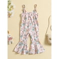 Co.MMehjri Kids Baby Girl Flared Pants Jumpsuit Summer Easter