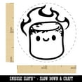 thumbnail image 2 of Cute Kawaii Toasted Marshmallow Self-Inking Rubber Stamp Ink Stamper - Black Ink - Medium 1 Inch, 2 of 7