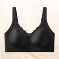 thumbnail image 2 of Njagoc3 Wireless Bras for Women Adjustable Breathable Bra Thin Lace Gather Bra Rimless Daily Bra, 2 of 6