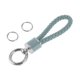 thumbnail image 1 of Llavero de Coche Único Bargains Llavero Universal con Anillo para Llaves de Fob de Cuero Sintético Aleación de Zinc Tono Plateado Gris 1 Pcs, 1 of 6