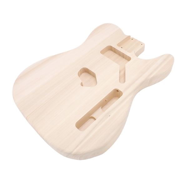 Wooden Electric Guitar Body Replacement for TL Style Poplar Wood Unfinished Stringed Instrument Body