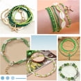 thumbnail image 5 of 120G 12/0 Seed Bead Glass Bead Green Glass Seed Beads 2mm Mini Craft Beads Round Glass Seed Bead Bulk Small Loose Spacer Beads for Jewelry Making DIY Earrings Friendship Bracelets Necklace Green, 5 of 9