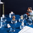 thumbnail image 5 of 12PCS Clear Acrylic Cube Acrylic Jewelry Display Bases Clear Polished Acrylic Display Cuboid Acrylic Display Block for Ring Jewelry Display Collectibles Figures Holder Base - 4 Sizes, 5 of 6