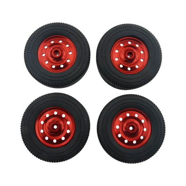 Toys Games Kids,Christmas Decorations,Baby Toys Clearance,Novelty Gag Toys for Girls Boys,Christmas Gifts for Kids,4PCS Metal Wheel Hub Tires Kit for WPL D12 Drift RC Modified Truck Car DIY