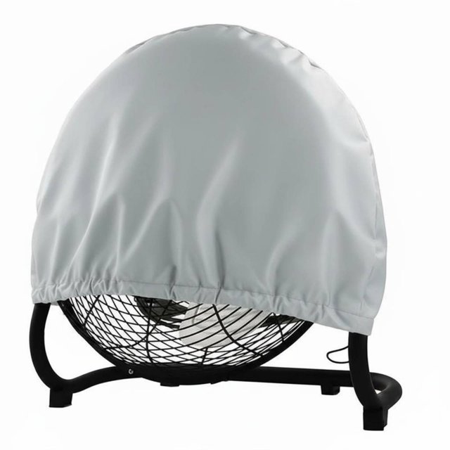 Funda Impermeable Para Ventilador Industrial, Protector Para Ventilador De Exterior A Prueba De Polvo, Accesorio Para Electrodomésticos Para Patio Y Garaje, Color Gris.