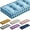 Water Blue, variant on Bench Cushions for Indoor Furniture 42x16 in Velvet Kitchen Dining Piano Window Seat Cushion, Tufted Patio Porch Swing Thicken Bench Pad Memory Foam(Gray)