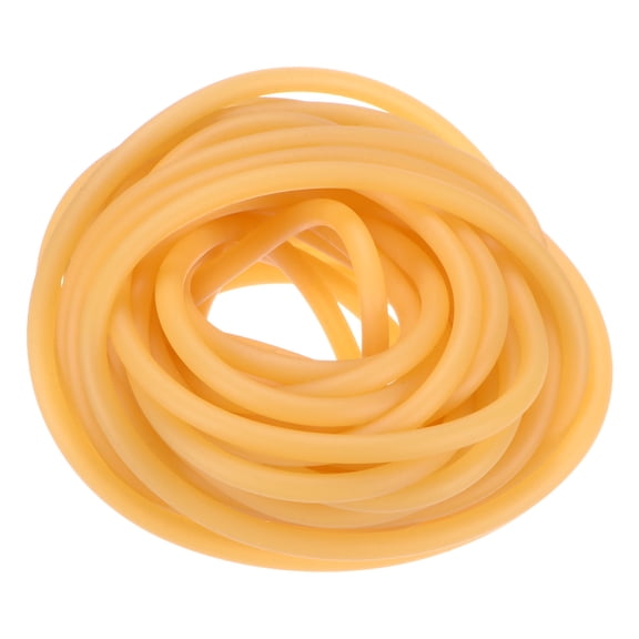 8 Meter Length Natural Latex Rubber Tubing, 2x5mm(IDxOD) Rubber Tube Hose, Yellow
