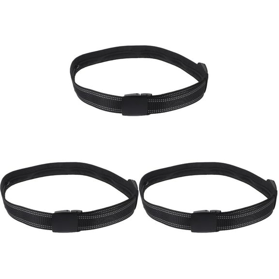 3pcs Men Waist Belt Hidden Money Belt Travel Money Belt Men Money Belt with Alloy Buckle