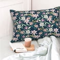 thumbnail image 5 of Kdxio Cotton Pillow Cases 20"x30" Pillowcases,Soft and Breathable Bedroom Pillow Cases-Lilies Flowers, 5 of 8
