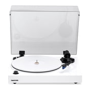 Fluance RT85 Reference High Fidelity Vinyl Turntable Record Player with Ortofon 2M Blue Cartridge, Acrylic Platter, Speed Control Motor High Mass MDF Wood Plinth Vibration Isolation Feet - Piano Whit