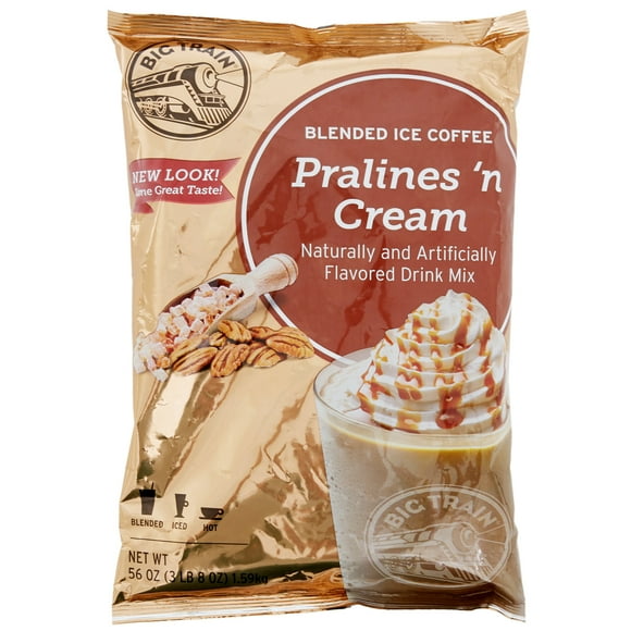 Big Train 3.5 lb. Pralines 'N Cream Blended Creme Frappe Mix