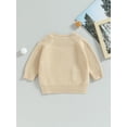thumbnail image 4 of Douhoow Baby Knitted Sweater Girl Boy Knitted Pullover Long Sleeve Warm Tops Knitwear, 4 of 6