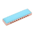 thumbnail image 1 of 10-Hole C Key ABS Resin Blues Harmonica for Kids & Adults - Beginner-Friendly Musical Instrument with Exquisite Workmanship, Accurate Tone, and Color Options (Pink/Purple/Green/Blue) - Includes, 1 of 6