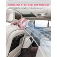 thumbnail image 4 of Ventilador de cochecito Coohea - Batería con clip, recargable por USB, color rosa, 4 of 7