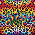 thumbnail image 6 of Ambesonne Leopard Print Duvet Cover Set, Rainbow Surreal World, Queen, Orange Multicolor, 6 of 6