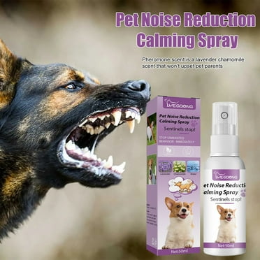 Nrmrqz Pet Noise Reduction Calming Spray閿涘educe Stress With Pheromones, Easy To Spray, Help Dogs With Separation, Travel, Noise And Anxiety 50ML