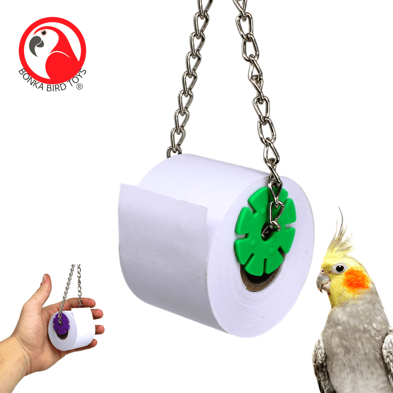 Bonka Bird Toys 2310 Mini Shred Roller Small Medium Bird Toy