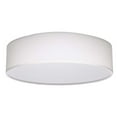 thumbnail image 5 of Nuvo Lighting 15 inch CCT Selectable Fabric Drum LED Decor Flush Mount Fixture White Fabric Shade Acrylic Diffuser - White Fabric, 5 of 7