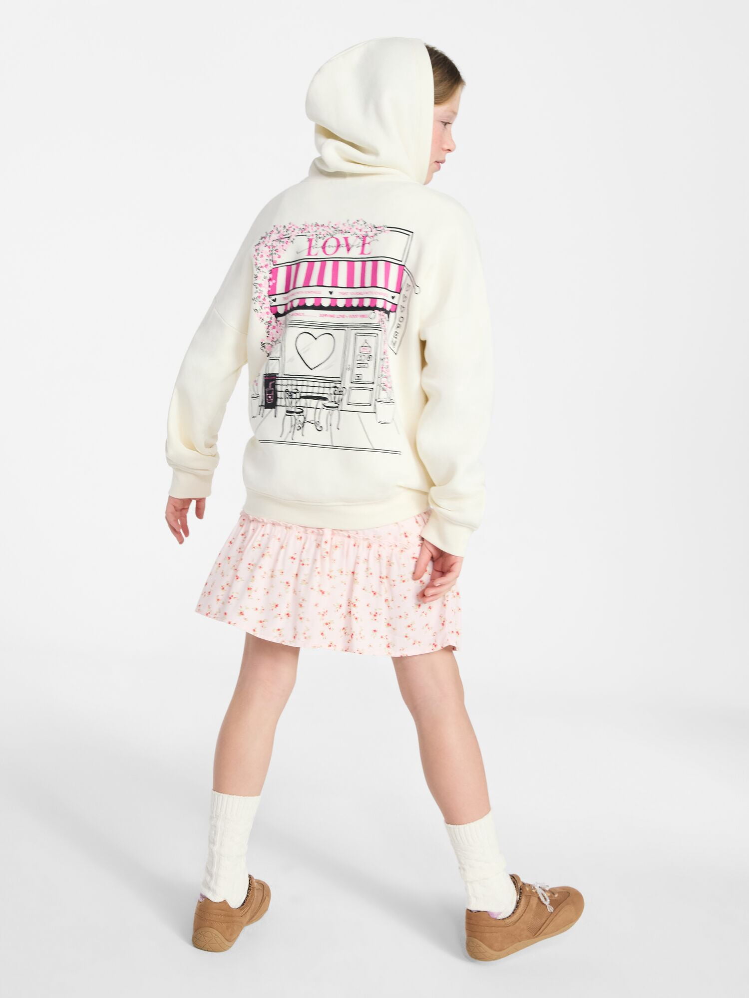 Weekend Academy Girls Graphic Hoodie, Sizes 4-18