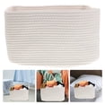 thumbnail image 2 of 2pcs Cotton Rope Storage Basket With Handles Soft Baskets For Organizing Clothes Toys Decorative Storage Bins For Closet, 2 of 8