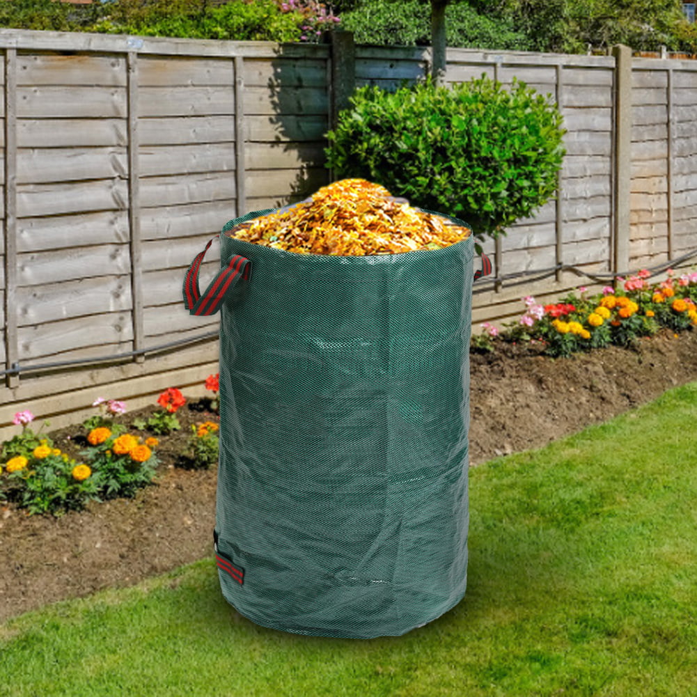 kaikki Sac De Jardinage Gallons Garden Bag Réutilisable Heavy Duty Gardening Bags Leaf Waste Bag for Yard Lawn Pool Cleaning 120L