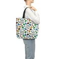 thumbnail image 4 of Rocae Art Of Livings for Features A Uniquely Designed,Large-capacity,Reusable Shoulder Zip Tote Shopping Bag for Vacations and Shopping, 4 of 6