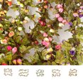 thumbnail image 2 of Guirnalda de hojas de vid Toystoory flor de Rosa de seda Artificial decoración del hogar rosado, 2 of 6