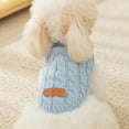 thumbnail image 3 of WRTFVZA Dog Sweater Medium Size Dog,Frenchie Clothes,Cat Outfits Soft & Warm Pet Outfit Clothes for Cold Weather, Cozy Pullover Design, 3 of 4