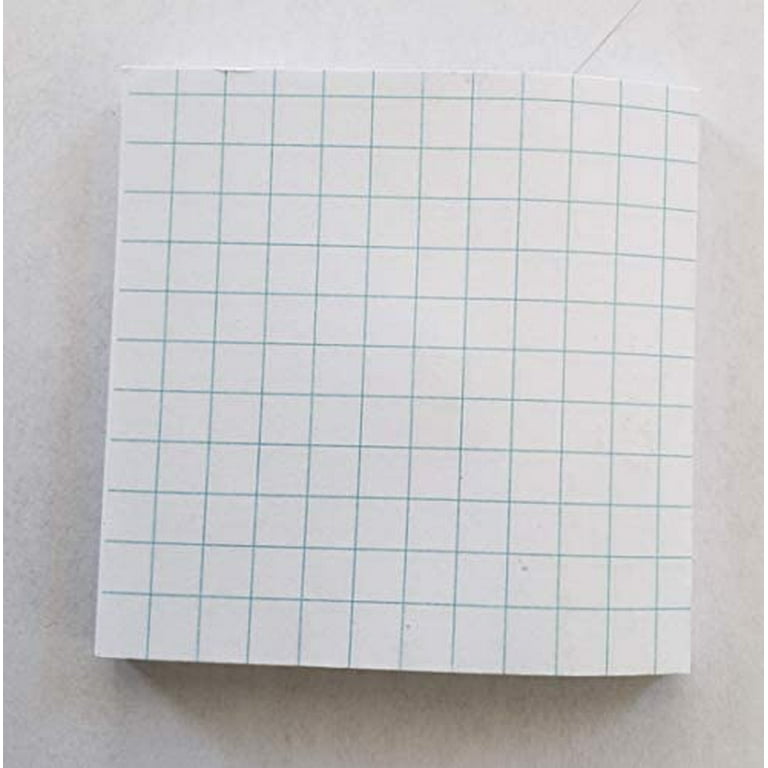 Graph Paper Sticky Notes - 12 Pads 300 Sheets Mini Graph Post It Notes 3X3  In,Li