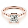 thumbnail image 2 of Princess Cut Solitaire Engagement Ring 14K White Gold, 2 of 3