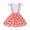 White, variant on IROINNID Infant Girls Solid Tops Strawberry Fruit Printed Suspender Skirts Sets