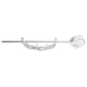 thumbnail image 5 of 2x Mujeres Hair Cuff Bun Cage Hair Bun Holder Hair Stick Pin Grande Oro Plata Soledad Pinza para el pelo con cola de caballo, 5 of 8