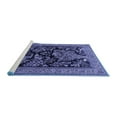 thumbnail image 2 of Ahgly Company Machine Washable Indoor Rectangle Persian Blue Traditional Area Rugs, 5' x 7', 2 of 4