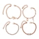 thumbnail image 1 of 4 pulseras para mujer, joyería de muñeca, pulsera de cadena con dijes de moda ajustable, para fiesta de compromiso en la playa, cumpleaños, 1 of 9