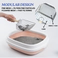 thumbnail image 3 of Durable Metal Cat Litter Cleaner with Long Handle - Heavy Duty Pooper for Efficient Litter Management Stainless Steel Design for Optimal Cleaning Washable and Convenient Stand Included, 3 of 5
