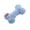 Blue, variant on ruiheuyx Interaction Dog Toy for Pet Plush Toy Bone Squeaky Toy Soft Teething Toy Dogs Entertainment Toy Pet Supplies(A)