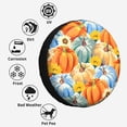 thumbnail image 6 of Kdxio Pumpkins Sunflowers for Tire Cover Wheel Protectors Tyre Covers Weatherproof Wheel Covers Universal Fit for Trailer Rv SUV Truck Camper Travel Trailers 17 inch, 6 of 8
