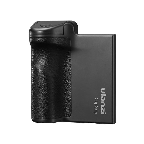 CapGrip 3 in 1 Phone Selfie Booster Handle Grip Anti-shake Remote Control with PU Grip for Mobile Photography Compatible with Android iOS Smartphones