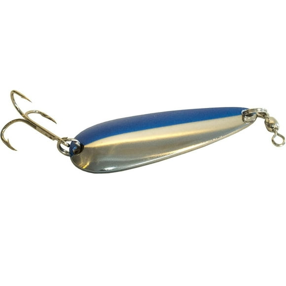 Len Thompson 8P NB Platinum Series Spoon, 1 5/8", 1/4 oz, Nickel Blue, High quality, rust-resistant