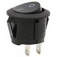 thumbnail image 2 of SHENMO Black Round Rocker Switch - 5 Pack, 2 Terminal SPST, 10A, 250VAC, UL, VDE, 2 of 4