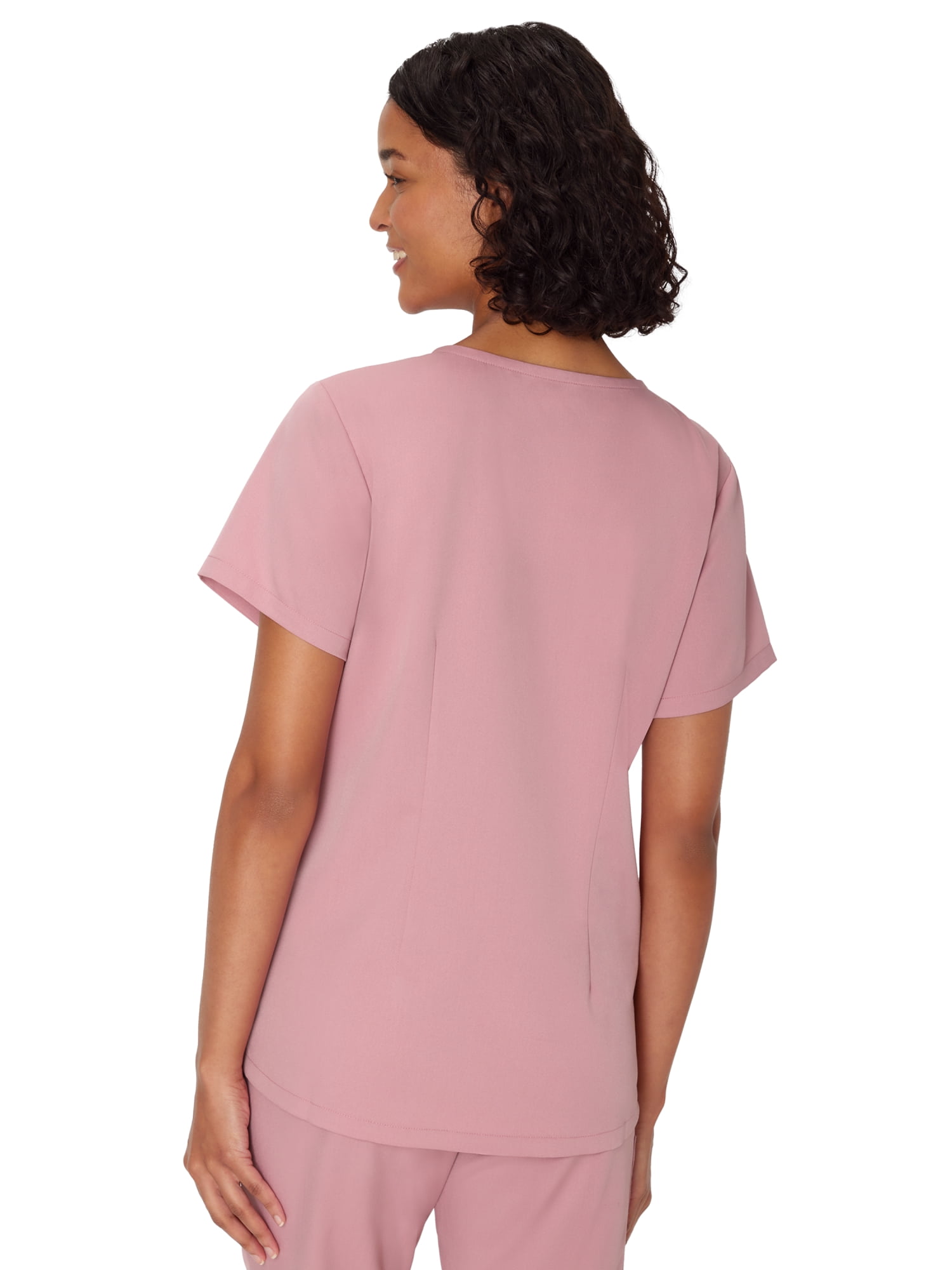 Hanes Women's Scrubs V-Neck Scrub Top, Premium, Short Sleeve, 3 Pocket, Sizes XS-3XL