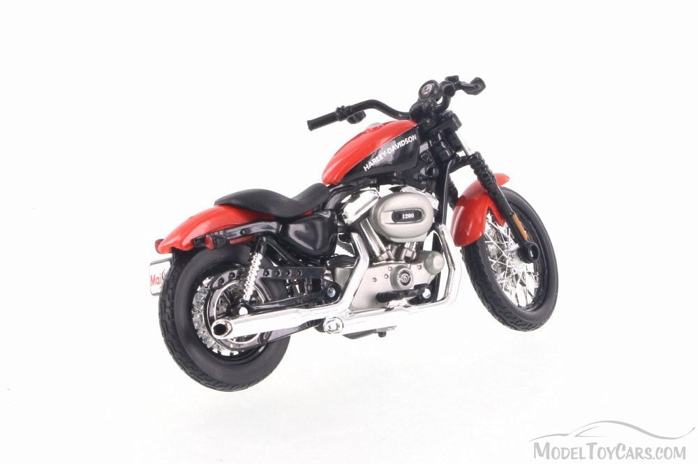 2007 Harley Davidson XL 1200N Nightster Orange & Black 1:18 scale 
