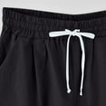 thumbnail image 5 of Women Summer Delion Print High Waisted Cotton Pants Shorts Women Plus Pajamas for Women Shorts Set with Robe Size Shorts Silk Pajamas for Women Shorts Set Lace Lacing Beach Workout Pocket Five Point P, 5 of 6